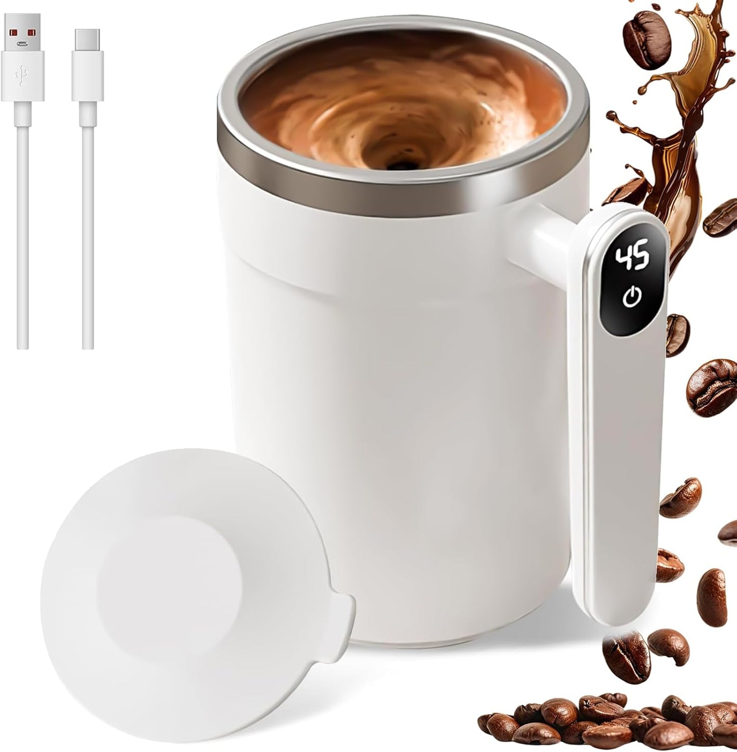 Self-Stirring Coffee Mug