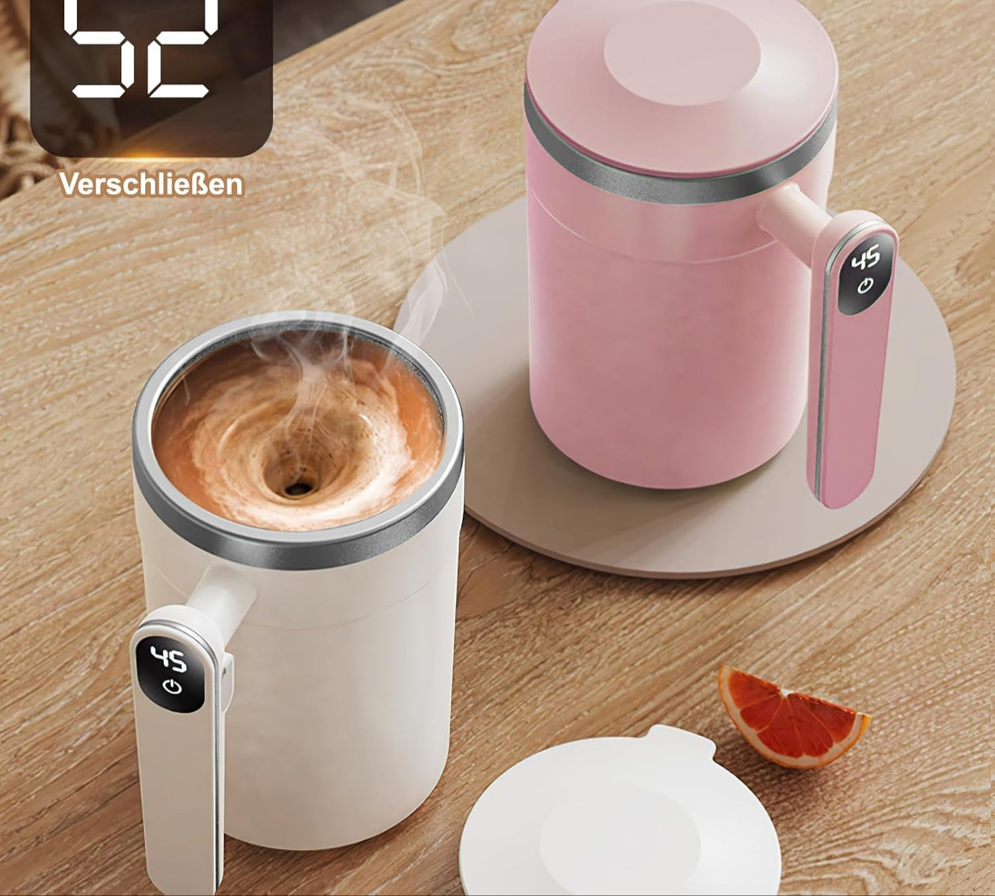 Self-Stirring Coffee Mug
