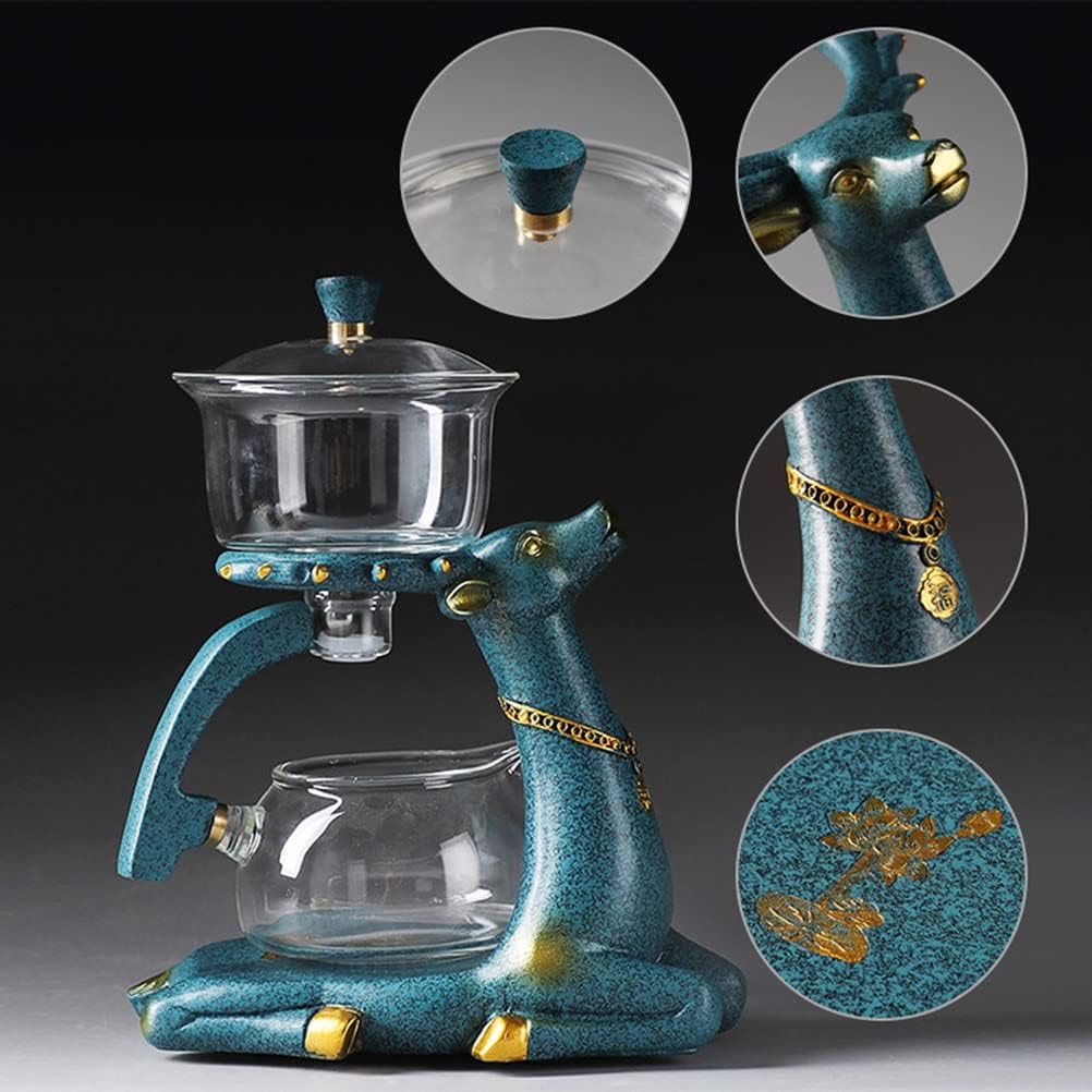 Heat Resistant Glass Tea Set with Heater