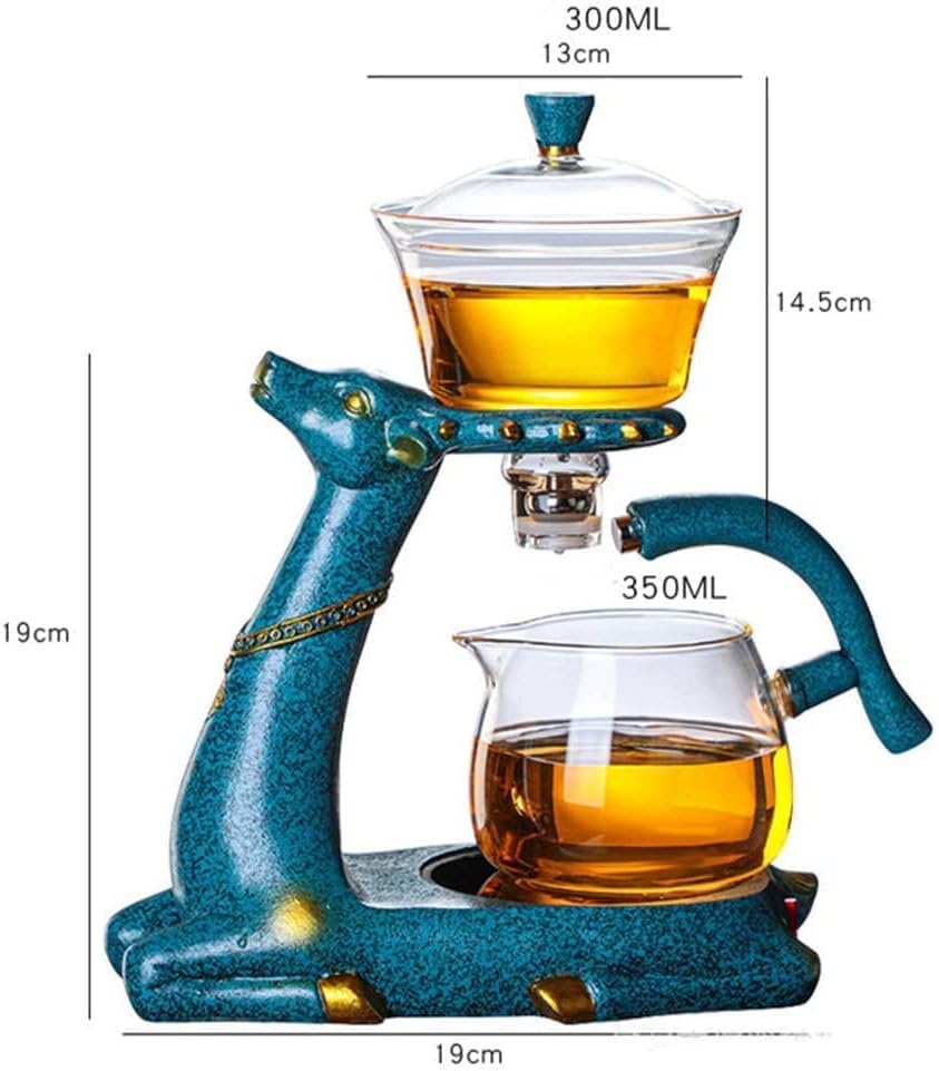 Heat Resistant Glass Tea Set with Heater
